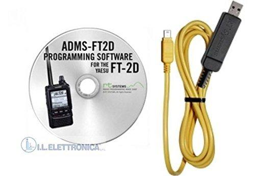 RT Systems Original ADMS-FT2D USB Programming Software (Version 5.00) with USB-68 USB to Special Mini-B Plug Cable for the FT-2DR