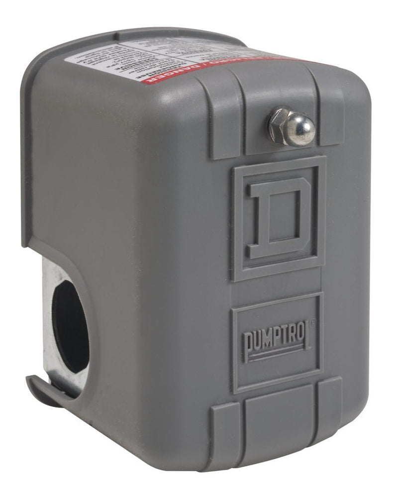 [AUSTRALIA] - Square D by Schneider Electric 9013FSG52J33P Air-Pump Pressure Switch, NEMA 1, 50-70 psi Pressure Setting, 25-80 psi Cut-Out, 20-30 psi Adjustable Differential, Pulsation Plug 