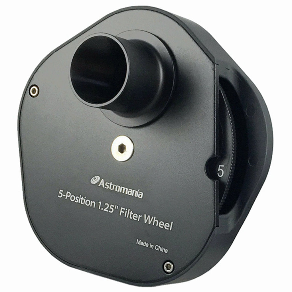 Astromania 1.25" Multiple 5-Position Filter Wheel for Telescope 1.25" 5-Position Filter Wheel
