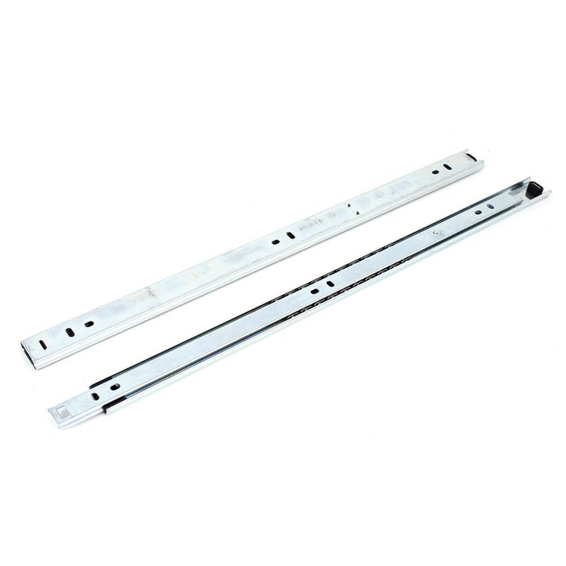uxcell 17-Inch Drawer Slides, Full Extension Ball Bearing Two Way Slide Track Rail 25mm Wide 55lb Capacity 1 Pair