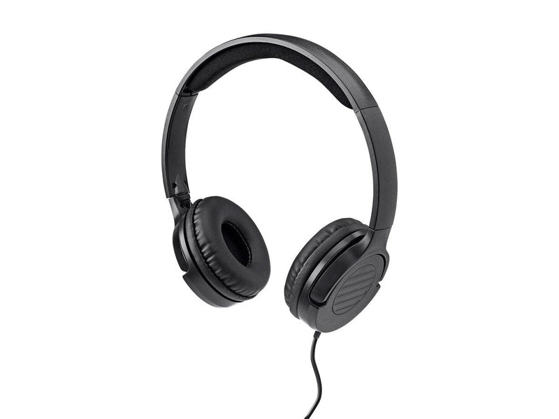 [AUSTRALIA] - Monoprice 113191 Hi-Fi Lightweight On-Ear Headphones with in-Line Play/Pause Controls and Built-in Microphone, Clear 