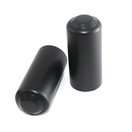 [AUSTRALIA] - PANOVO (2pcs) Black Wireless Mic Screw on Cap/Cover/Cup for Wireless Microphone System Handheld Mics black color 
