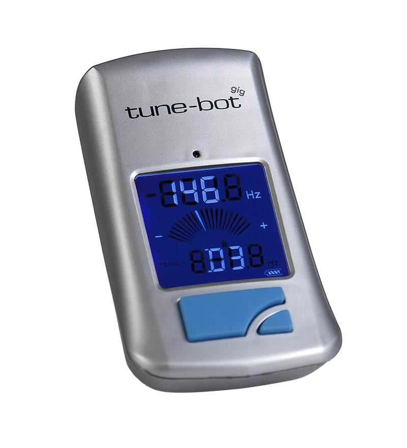 Tune-Bot Gig Clip-On Digital Drum Tuner with Backlit LCD Display for Acoustic Drums