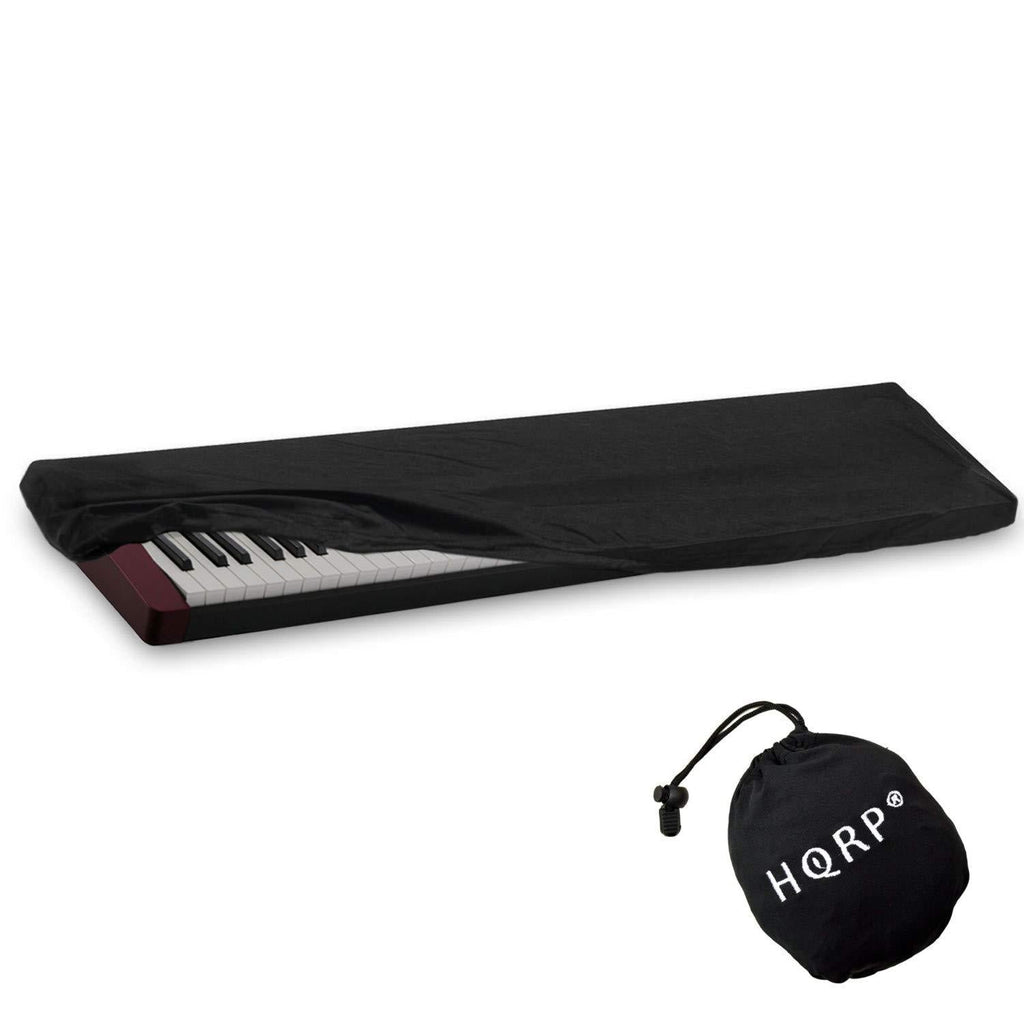 HQRP Elastic Dust Cover compatible with Casio CDP-130 CDP130 Privia PX-350 PX350 PX-160 PX160 PX-160BK PX160BK PX-160GD PX160GD Electronic Keyboards Digital Pianos