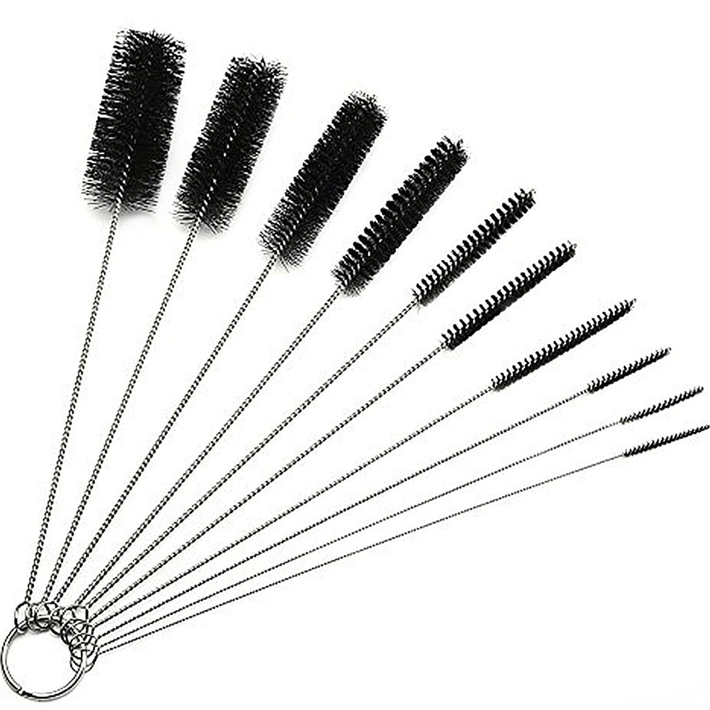 eBoot 8.2 Inch Nylon Tube Brush Pipe Cleaning Brushes with Packing Box, Set of 10