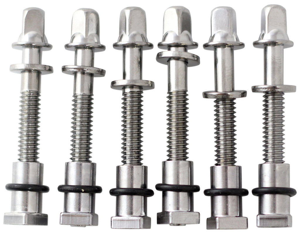 Pintech Percussion TR-6PK 6 Tension Rods, Lug Nuts & O-Rings