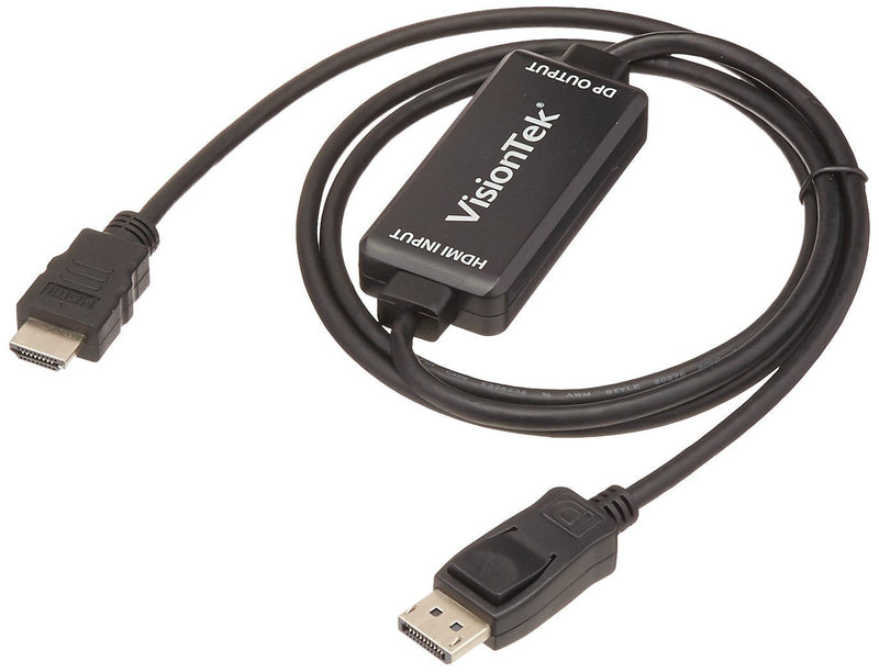 [AUSTRALIA] - VisionTek HDMI to DisplayPort Active Cable, 5 Feet, Male to Male, for Lenovo, Dell, HP, Desktop Graphics and More (900822) 