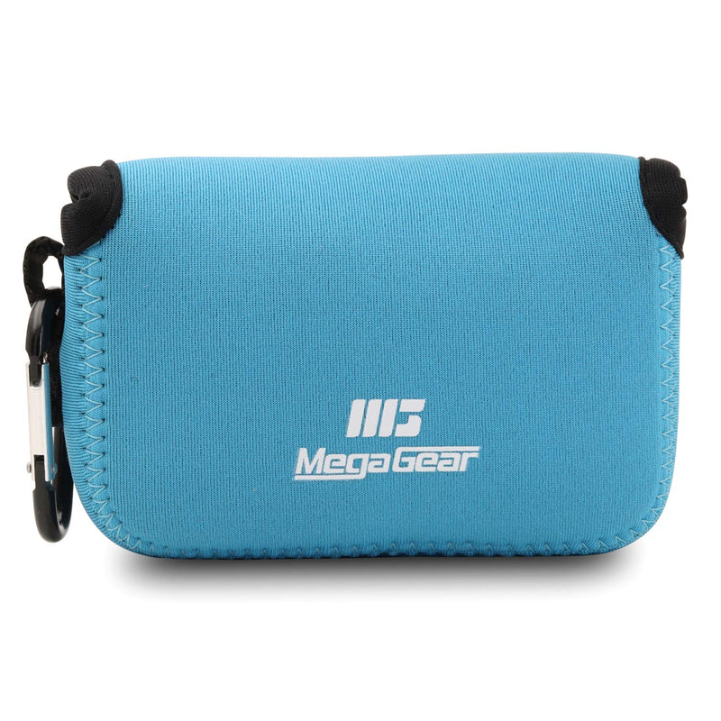 MegaGear ''Ultra Light'' Neoprene Camera Case Bag with Carabiner for Canon PowerShot SX720 HS, SX610 HS, SX600 HS (Blue)