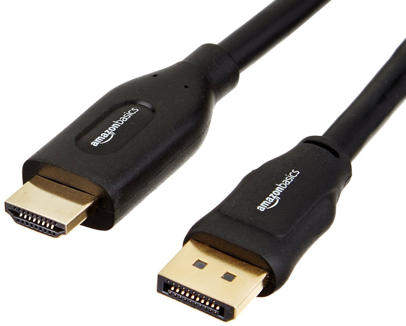 Amazon Basics Uni-Directional DisplayPort to HDMI Display Cable - 25 Feet 1-Pack Single