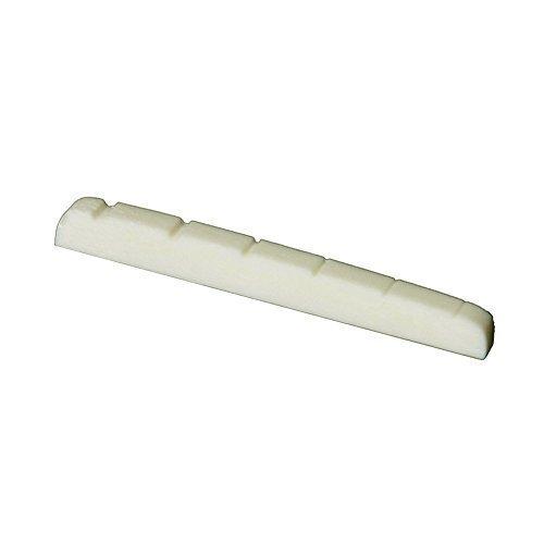Greenten Modern and Vintage Electric Guitar 6 String Nut Cattle Bone Slotted for Fender Strat Replacement,1pc C1
