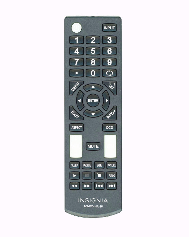 New Insignia Ns-rc4na-16 Tv Remote for Ns-28dd220mx16 Ns-50d420mx16 Ns-50d420na16 Ns-39d220na16 Ns-39d220mx16 Ns-43d420na16 Ns-43d420mx16 Ns-24dd220na16 Ns-24dd220mx16 Ns-55dr420na16 Ns-55dr420ca16