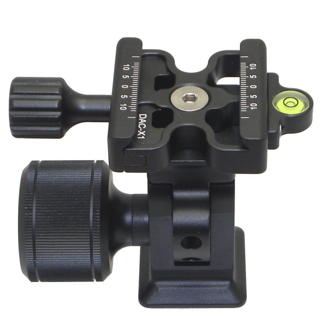 Desmond DMH-2 & 50mm DAC-X1 Clamp Tripod Tilt Head Arca/RRS Compatible Oversized Knob