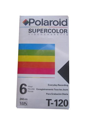 Polaroid Supercolor Video Cassette VHS T-120
