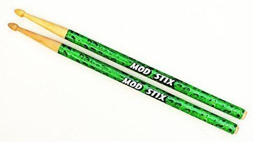 MOD STIX 13" Long Colorful Vinyl-Wrapped Drumsticks for Kids - Dino Skin 13-in.