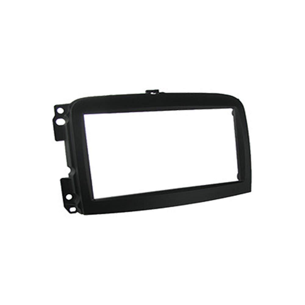 Scosche FT4277B Compatible with 2014-Up Fiat 500L ISO Double DIN Dash Kit