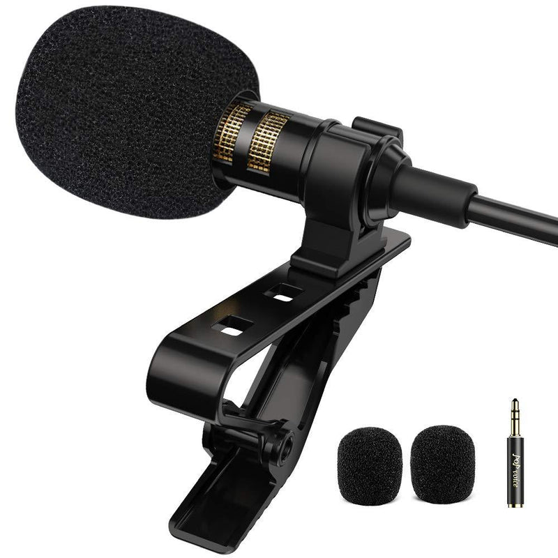 [AUSTRALIA] - PoP voice Professional Lavalier Lapel Microphone Omnidirectional Condenser Mic for iPhone Android Smartphone,Recording Mic for Youtube,Interview,Video 