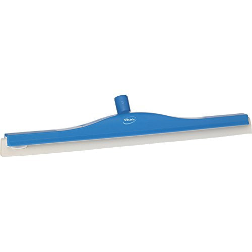 [AUSTRALIA] - Vikan 77643 Foam Rubber Polypropylene Frame Fixed Head Swivel Neck Squeegee, 24", Blue 7764 