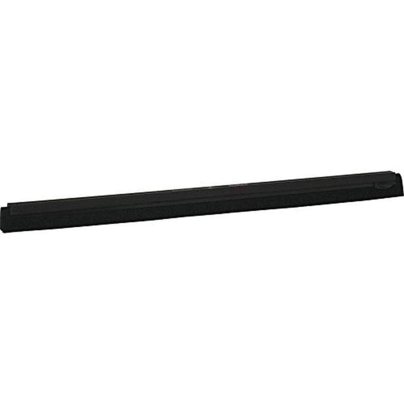 Vikan 77759 Foam Rubber Double Squeegee Replacement Blade, 28", Black 7775