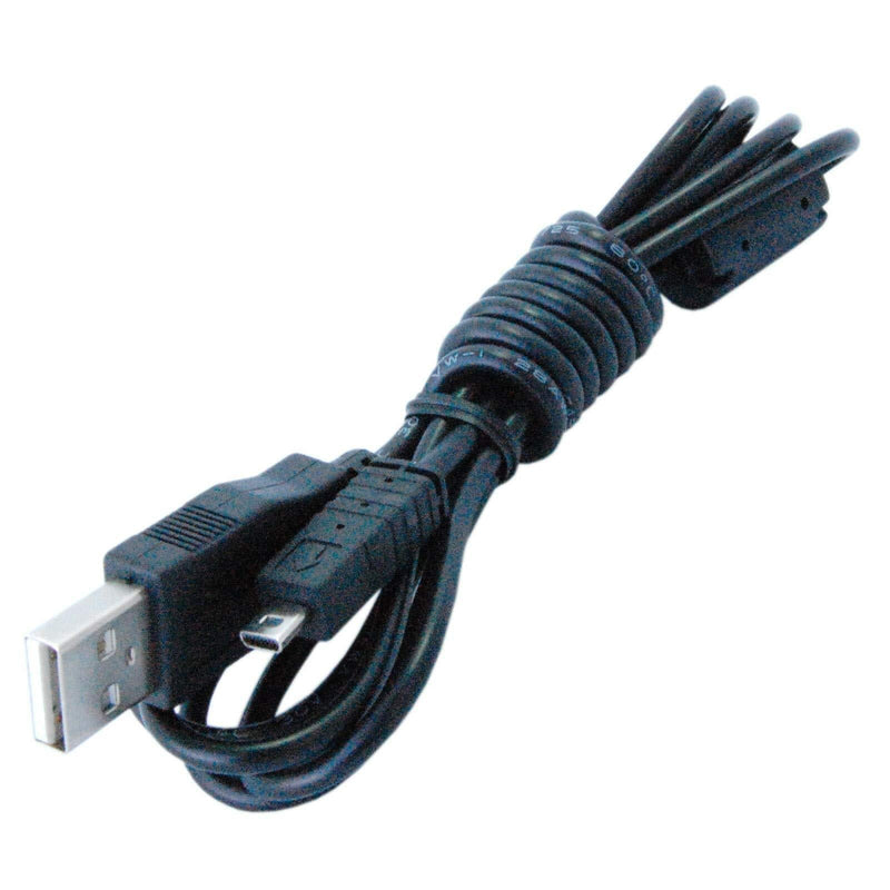 HQRP USB Data Transfer Cable Compatible with Sony Cyber-Shot DSC-W630 DSC-W650 DSC-W670 DSC-W690 DSC-W710 DSC-W730 DSC-S650 DSC-S700 DSC-S730 DSC-S750 DSC-S780 DSC-S800 Digital Camera Cord