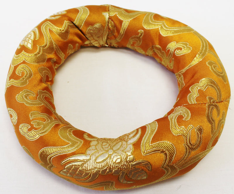 6" Silk Brocade Ring Cushion Pillow for Tibetan Singing Bowl~Best for Bowl size 7"-8"