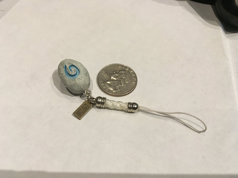 Blizzcon 2007 Hearthstone World of Warcraft Keychain Loop Cell Phone Charm Accessory