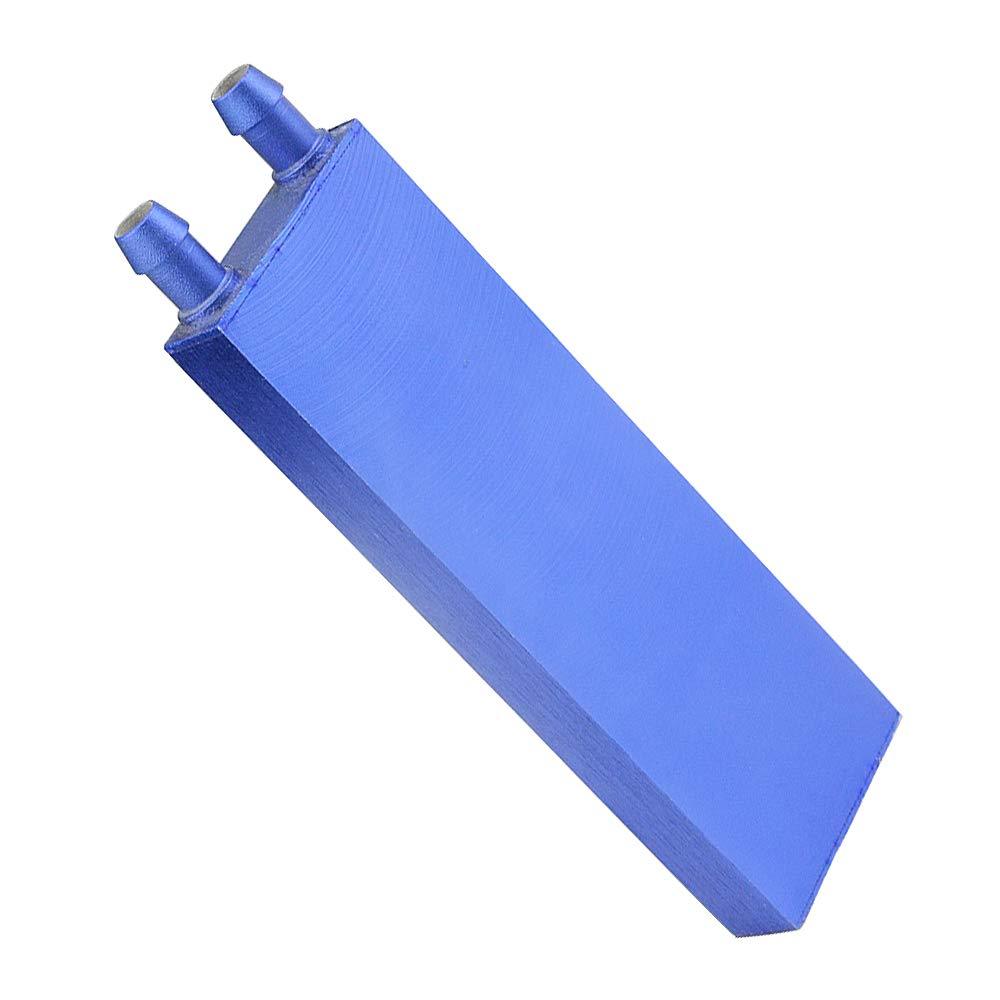 BXQINLENX Aluminum Water Cooling Block for CPU Graphics Radiator Heatsink 40x 120mm Blue