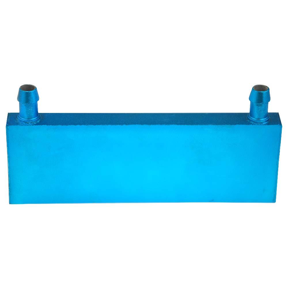 BXQINLENX Aluminum Water Cooling Block for CPU Graphics Radiator Heatsink 40x 120X12mm Blue