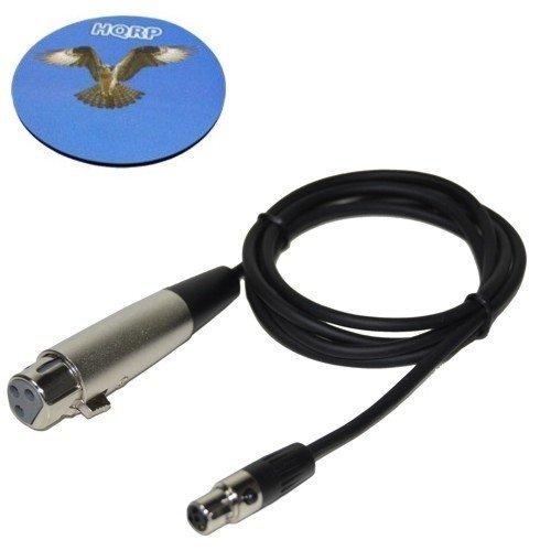 [AUSTRALIA] - HQRP 4-Pin Mini Connector (TA4F) to XLR(F) Connector Microphone Adapter Cable Compatible with Shure WA310 Replacement 