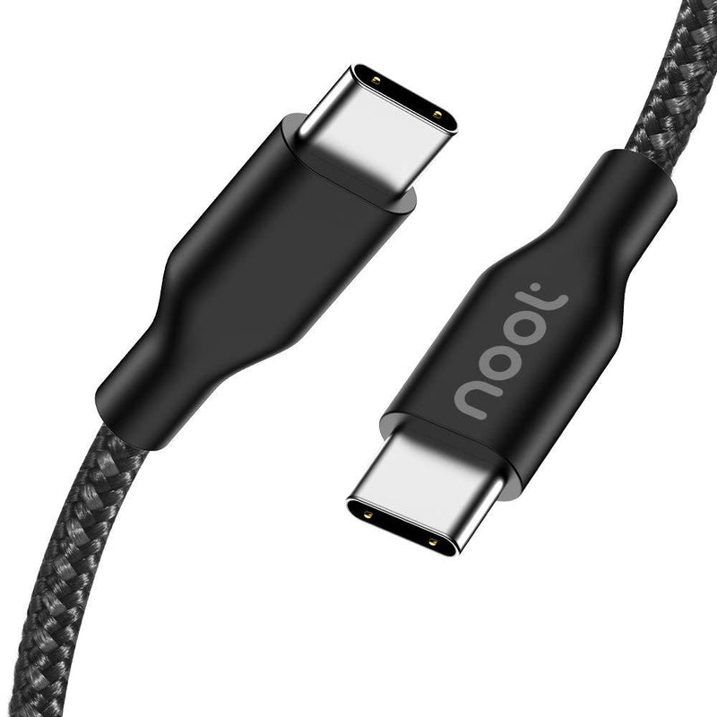 noot products - USB C to USB C Cable - Braided 6FT- PD 3.0-3A 60W - Charger Cord for iPad Pro 11/12.9/10.5/iPad Air 4 10.9/Google Pixel/5/4a 5G/4a/4/4XL/2/2XL/3/3XL/3a/3a XL/Samsung Galaxy S20