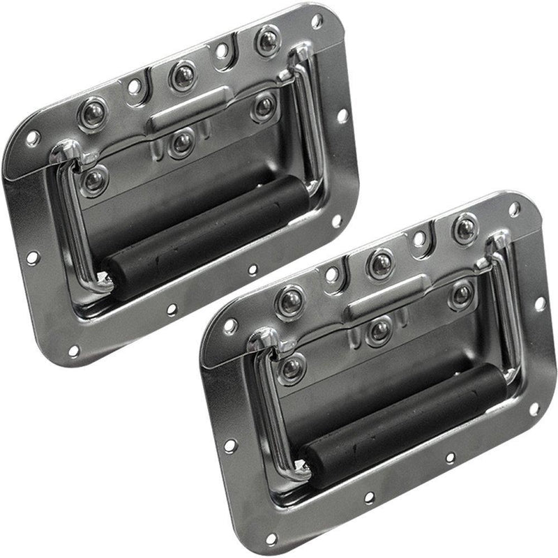 [AUSTRALIA] - Seismic Audio - SAHDL102-2Pack - Pair of Spring Loaded Speaker Handles for PA Speakers, Rack Cases, or Pedal Board Cases - Pro Audio 