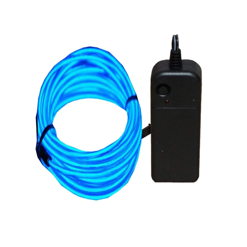 [AUSTRALIA] - Jytrend 9ft Neon Light El Wire w/Battery Pack - Blue 
