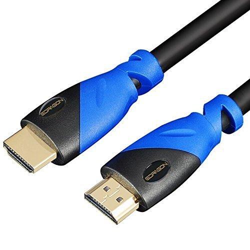30ft (9.1M) High Speed HDMI Cable Male to Male with Ethernet Black (30 Feet/9.1 Meters) Supports 4K 30Hz, 3D, 1080p and Audio Return ED83951 (2 Pack) 30 Feet 2 Pack