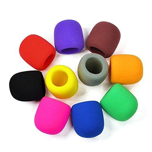 [AUSTRALIA] - NUOLUX Handheld Stage Microphone Windscreen Foam Cover 10 Colors 