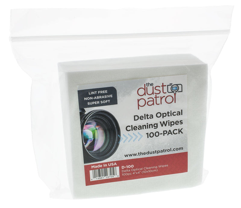 [AUSTRALIA] - Delta 4x4 Optical Cleaning Wipes (100pk) 