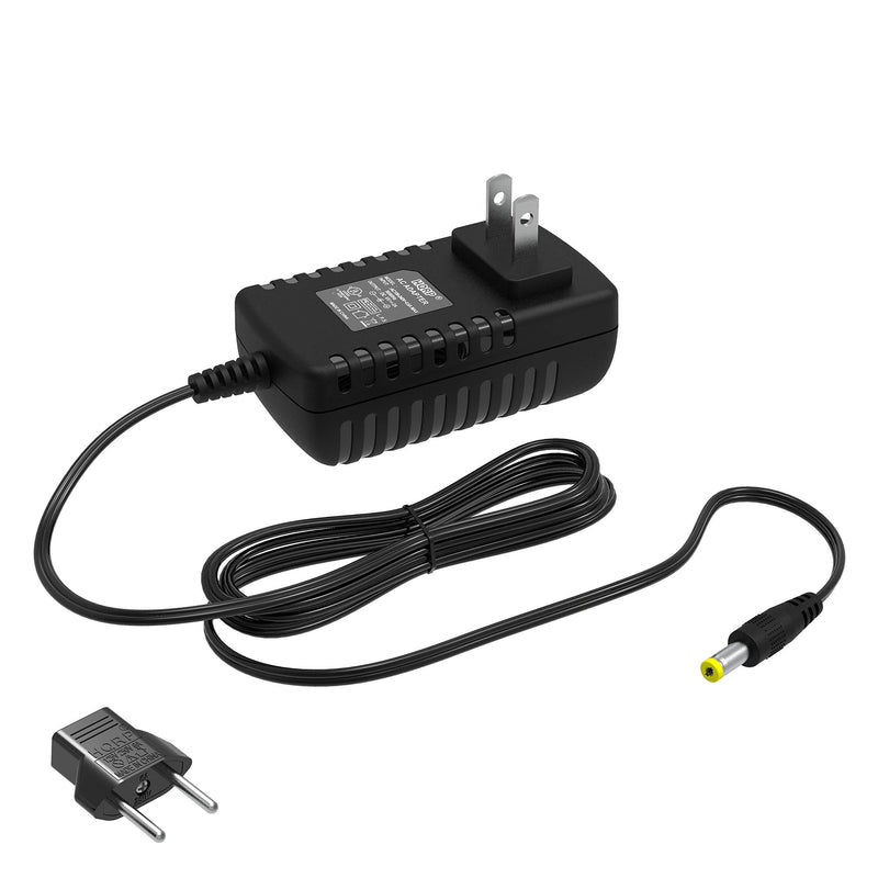 HQRP 6V AC Adapter Works with Akai MPK2 MPK25 MPK49 MPK61 MPK88 MPK249 MAX49 Keyboard Power Supply Cord Adaptor [UL Listed] + Euro Plug Adapter