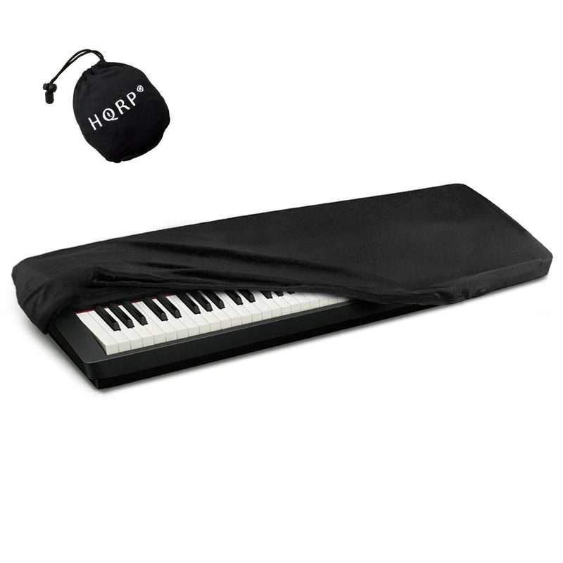 HQRP Elastic Dust Cover compatible with Yamaha YPG-235 DGX-230 PSR-EW400 Motif XF6 MOXF6 Tyros-5 PSR-EW300 YPT-220 YPT-230 NP-V80 Electronic Keyboards Digital Pianos