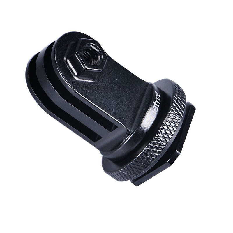 Smatree Full Aluminum Tripod Screw to DSLR Camera Flash Cold Shoe Mount Adapter Compatible for GoPro 10/MAX/9/8/7/6/5/4/3+/3,GOPRO Hero 2018/DJI OSMO Action Camera