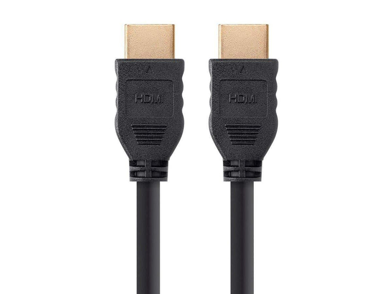 Monoprice High Speed HDMI Cable - 1.5 Feet - Black | No Logo, 4K @ 60Hz, HDR, 18Gbps, YUV 4:4:4, 32AWG, CL2 - Commercial Series 1.5ft