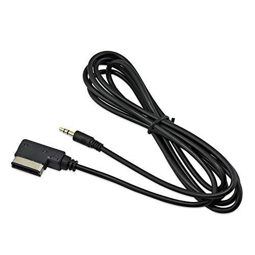 OCR 6.6ft AMI MDI MMI AUX Cable Audio Music Interface Adaptor 3.5mm Jack Aux-in MP3 Cable for Audi Audi A3/A4/A5/A6/A8/Q5/Q7/R8/TT, VW Jetta Passat GTI GLI CC Tiguan Touareg EOS Golf Mk 6, etc.