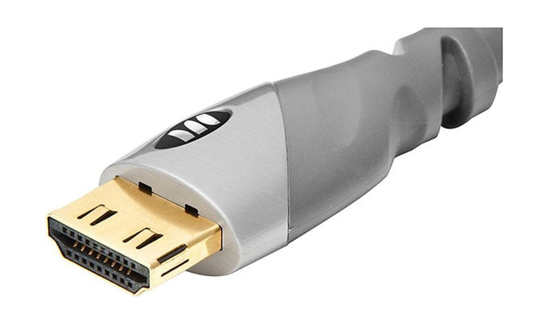 Monster - Gold Series 5' Cable - Gray - 18 GBps - 4K & 3D Compatible - Convenience Packaging