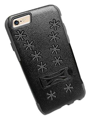Asmyna Carrying Case for Apple iPhone 6S/6 - Retail Packaging - Black Snowflake