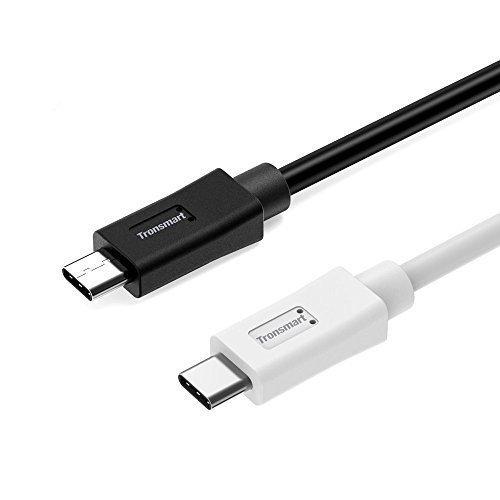 USB C Cable, Tronsmart USB-C to USB-C Cable for ChromeBook Pixel, Google Pixel/Pixel XL, Nexus 5X / 6P, LG G5, HTC 10 and More (3.3 Feet, 1 x Black,1 x White)