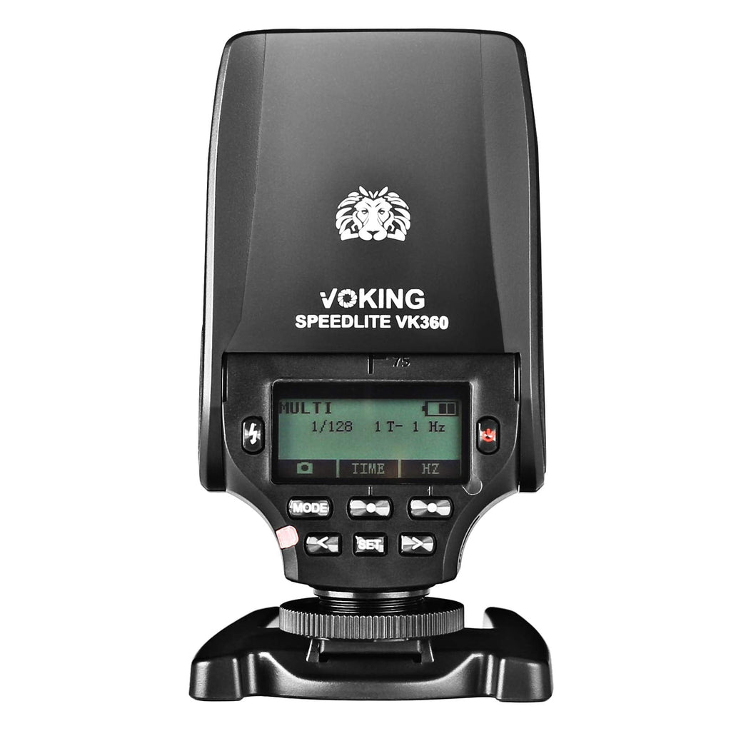 Voking VK360N TTL Master HSS Flash Speedlite Compatible with Nikon F-Mount Digital SLR Cameras D1X D2 D2H D2X D3 D3X D200 D300 D300S D3500 D500 D700 D780 D800, etc