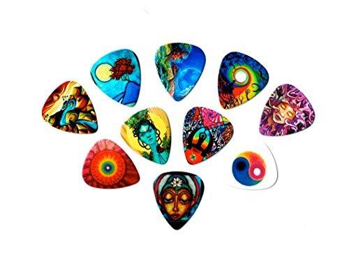 Premium Guitar Picks(Meditation Package)(10 medium picks in a packet)