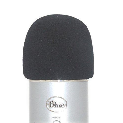 [AUSTRALIA] - ZRAMO Foam Windscreen Designed to fit the Blue Yeti, Yeti Pro Condenser Microphone, MXL, Audio Technica, and Other Large Microphones - Black 