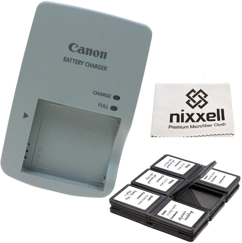 CB-2LY Charger for NB-6L NB-6LH Li-ion Battery compatible with PowerShot D10 D20 S90 S95 S120 SD770 IS SD980 IS SD1200 with Bonus Items.