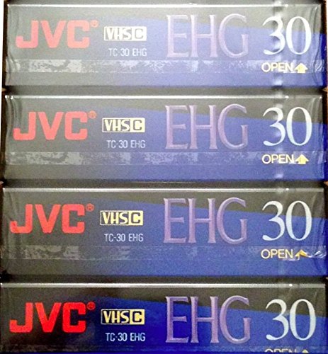 [AUSTRALIA] - JVC EHG (Extra High Grade Compact) 30 VHS C 4 Pack 