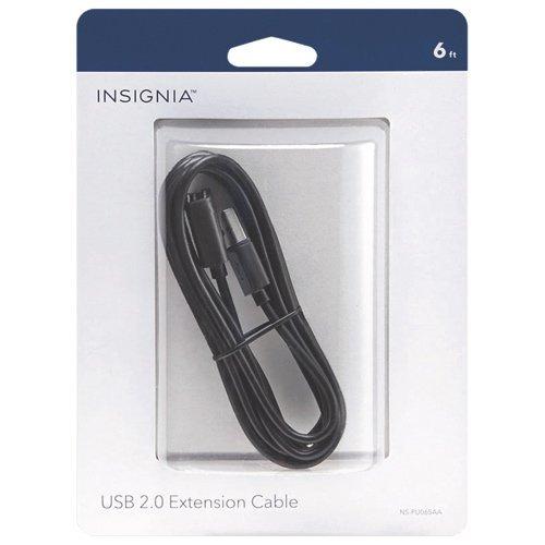 Insignia 1.8m (6 ft.) USB 2.0 Extention Cable (NS-PU065AA-C)