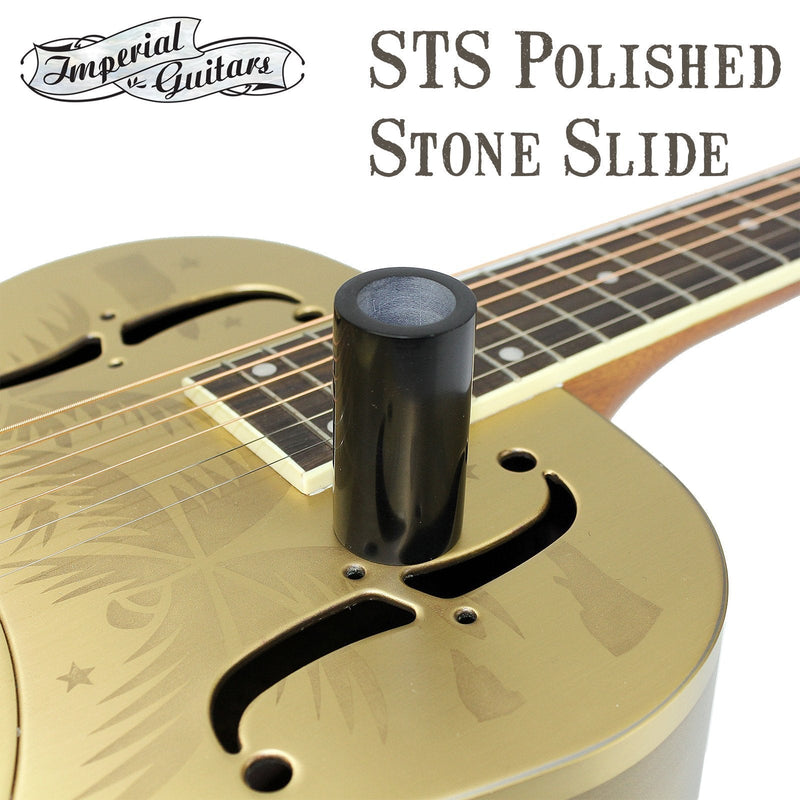 Imperial Valley Blackstone STS Polished Stone Guitar Slide Made From Real Stone