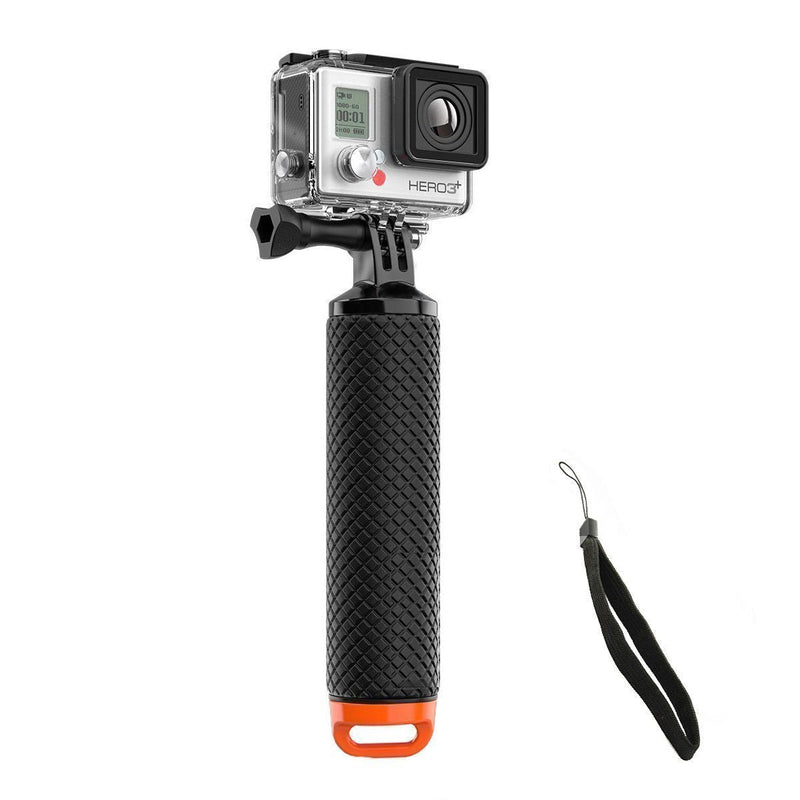 Mystery Waterproof GoPro Floating Hand Monopod Mount Floating Handle Grip with Thumb Screw and Adjustable Wrist Strap for GoPro Hero 2/3/3+/4 Sport Action Camera Mount Accessories Floating Hand Grip